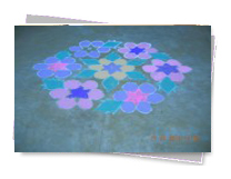KMC Public School - Rangoli