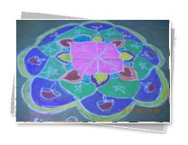 KMC Public School - Rangoli