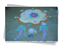 KMC Public School - Rangoli