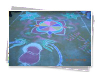 KMC Public School - Rangoli