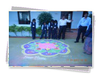 KMC Public School - Rangoli
