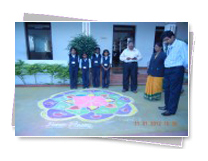 KMC Public School - Rangoli