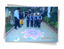 KMC Public School - Rangoli