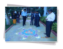 KMC Public School - Rangoli