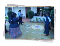KMC Public School - Rangoli