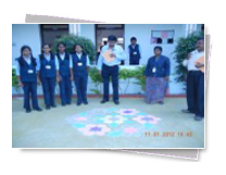 KMC Public School - Rangoli