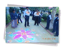 KMC Public School - Rangoli