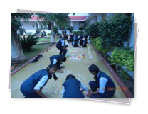 KMC Public School - Rangoli