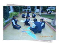 KMC Public School - Rangoli